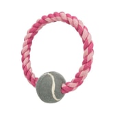 Rope ring with tennis ball 6cm/ 18cm 3 – mynd 3