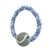 Rope ring with tennis ball 6cm/ 18cm 3 – mynd 5