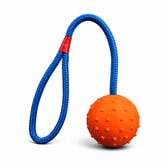 Gúmmibolti í bandi natural 30c – mynd 1