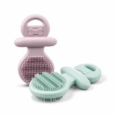 Junior pacifier natural rubber 9 cm 3 – mynd 1