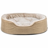 Vital Bed Lino Oval 60x45cm beige/cream – mynd 1