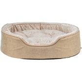 Vital Bed Lino Oval 60x45cm beige/cream – mynd 2