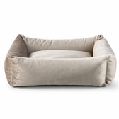 Malia bed square 65 x 55cm gold-sand – mynd 1