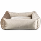 Malia bed square 80 x 65cm gold-sand – mynd 1