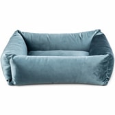 Malia bed square 65x55cm blue-grey – mynd 1