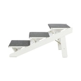 Trixie rampur fellanlegur úr MDF – 44×46×106 cm hvítur – mynd 3