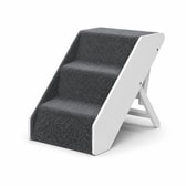 Tröppur MDF stillanlegar 40×67 cm hvítar – mynd 1