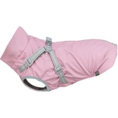 Trixie Pontis regnkápa með beisli – bleik, XS: 27 cm – mynd 1