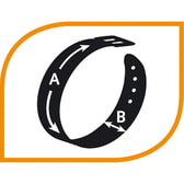 Ferplast Daytona hálsól – rauð, C25/53 – mynd 2