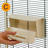 Ferplast Brava 6 fuglafóðrari beige – mynd 2