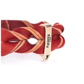 MyFamily Ascot leðurhálsól – rauð 2,8/55 cm – mynd 3