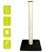 Klórustaur High Post 90cm svartur – mynd 1