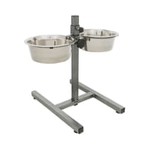 Fóðurskálar á standi 2×1.8l-O20 cm – mynd 3