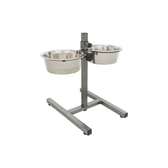 Fóðurskálar á standi 2×2.8 l-O24 cm – mynd 2