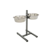 Fóðurskálar á standi 2×2.8 l-O24 cm – mynd 3