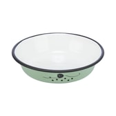 Skál flat enamel/stainl.stál 0.2 l/12 cm – mynd 2