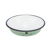 Skál flat enamel/stainl.stál 0.2 l/12 cm – mynd 1
