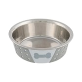 Trixie stálskál með sílikoni – hvít, 0,4 L/ø 14 cm – mynd 1