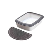 Trixie kattasandsmotta, hálfhringlaga (PVC) – 59 × – mynd 2