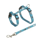 Trixie Junior kettlingabeisli með taum (kattamynstur) – 21 cm – mynd 2
