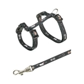 Trixie Junior kettlingabeisli með taum (kattamynstur) – 21 cm – mynd 3