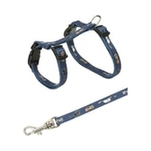 Trixie Junior kettlingabeisli með taum (kattamynstur) – 21 cm – mynd 4