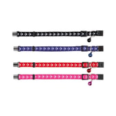 Cat collar elastic paw motif – mynd 1
