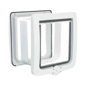 Trixie 4-Way kattalúga XXL með göngum – hvít, 24×28 cm – mynd 1