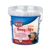 Trixie Bony Mix mjúkt nammi með nautakjöti, lambakjöti, laxi og kjúklingi – 500 g – mynd 3