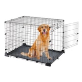 Ferplast samanbrjótanlegt hundabúr Dog Zone 105 – svart, 107,5 × 76,5 × 75,5 cm – mynd 3