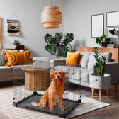 Ferplast samanbrjótanlegt hundabúr Dog Zone 105 – svart, 107,5 × 76,5 × 75,5 cm – mynd 4