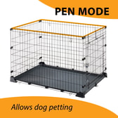 Ferplast samanbrjótanlegt hundabúr Dog Zone 105 – svart, 107,5 × 76,5 × 75,5 cm – mynd 7