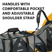 Ferplast burðartaska fyrir ketti og hunda Voyager Carrier 350 – svört, 45 × 30 × 33 cm – mynd 6