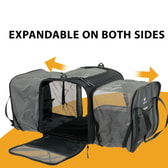 Ferplast burðartaska fyrir ketti og litla hunda Voyager Carrier Pro – svört, 50 × 39 × 39 cm – mynd 5