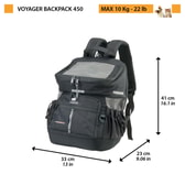 Ferplast bakpoki fyrir ketti og hunda Voyager Backpack 400 – svartur, 33 × 23 × 41 cm – mynd 2