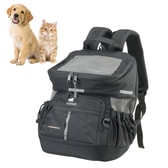 Ferplast bakpoki fyrir ketti og hunda Voyager Backpack 400 – svartur, 33 × 23 × 41 cm – mynd 4