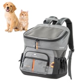 Ferplast bakpoki fyrir ketti og hunda Voyager Backpack 400 – grár, 33 × 23 × 41 cm – mynd 4