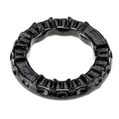 Ferplast naghringur fyrir hunda Smile – svartur, S, Ø 12 × 2,4 cm – mynd 1