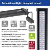 Hydor LED-ljós fyrir fiskabúr AQ Lux 500 Fresh – mynd 7