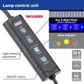 Hydor LED-ljós fyrir fiskabúr AQ Lux 1100 Fresh – mynd 4