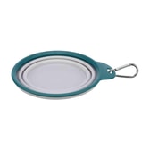 JollyPaw samanbrjótanleg ferðaskál – grá/petrol, 0,5 l / Ø 14 cm – mynd 2