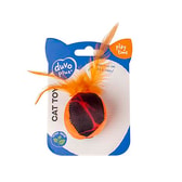Flash bolti með fjöðrum – appelsínugulur 12×4×4,5 cm – mynd 2