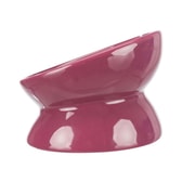 Keramikskál upphækk. 13cm bleik – mynd 3