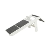 Trixie rampur fellanlegur úr MDF – 44×46×106 cm hvítur – mynd 5