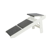 Trixie rampur fellanlegur úr MDF – 44×46×106 cm hvítur – mynd 4