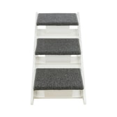 Trixie rampur fellanlegur úr MDF – 44×46×106 cm hvítur – mynd 3