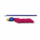 Trixie veiðistöng fyrir ketti með fugli – ýmsir litir, 50 cm – mynd 1