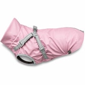 Trixie Pontis regnkápa með beisli – bleik, XS: 27 cm – mynd 1