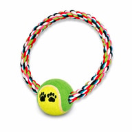 Trixie reipihringur með tennisbolta – 6 cm/18 cm