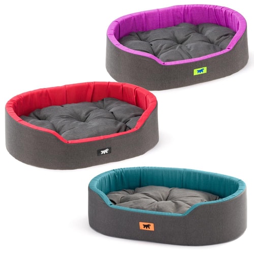 Ferplast Dandy 55 púði fyrir hunda – blár/grænn/fuchsia